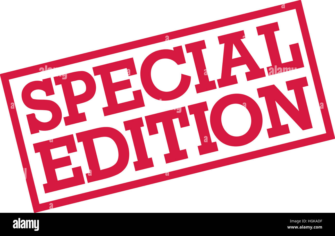 Edizione speciale timbro Foto Stock