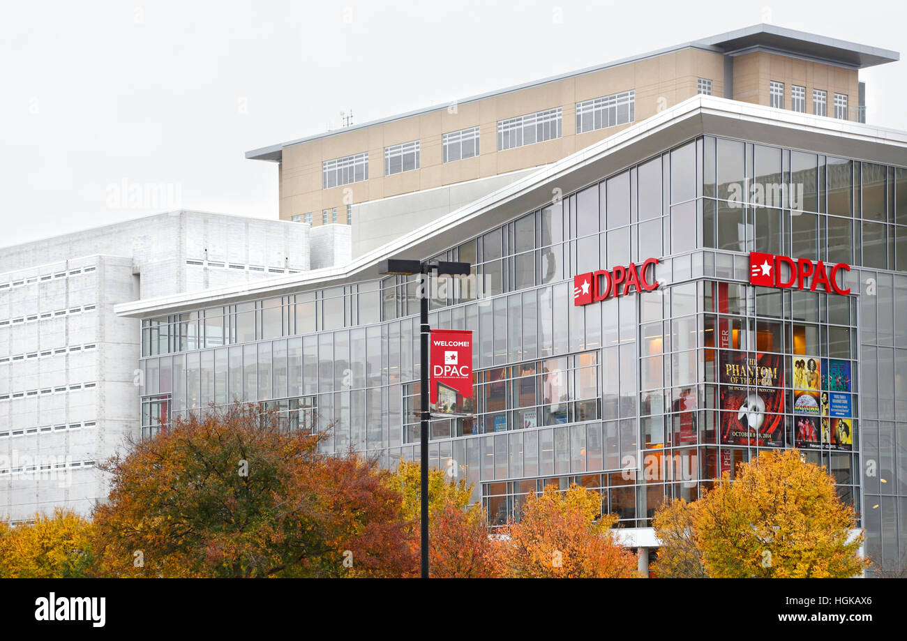 DPAC, Durham Performing Arts Center, Durham, North Carolina. Foto Stock