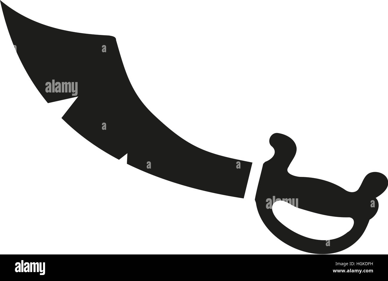 Pirata spada Foto Stock