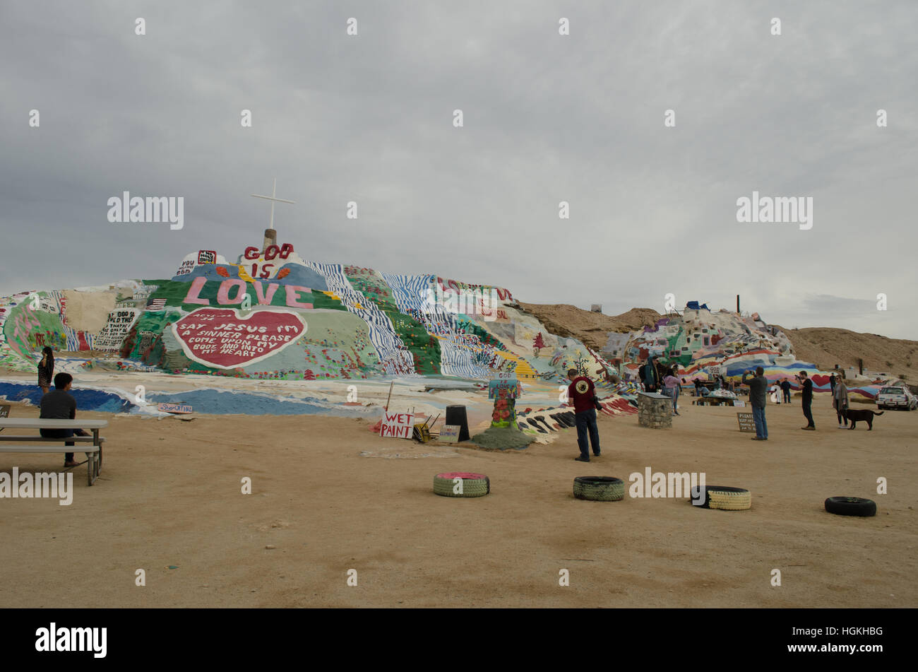 La salvezza Mountain Niland CA Foto Stock
