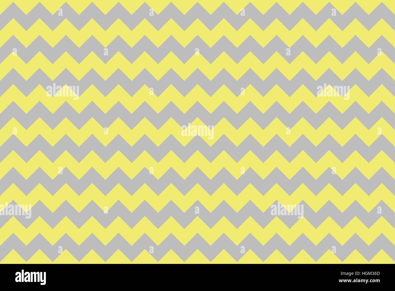 Classic a zig-zag pattern senza giunture per i tessili, carta stampa. grigio e giallo. Illustrazione Vettoriale Illustrazione Vettoriale