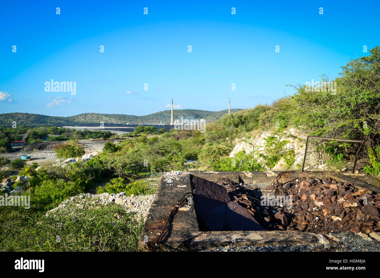 Dundee Metalli Preziosi fonderia nei pressi di Tsumeb, Namibia Foto Stock