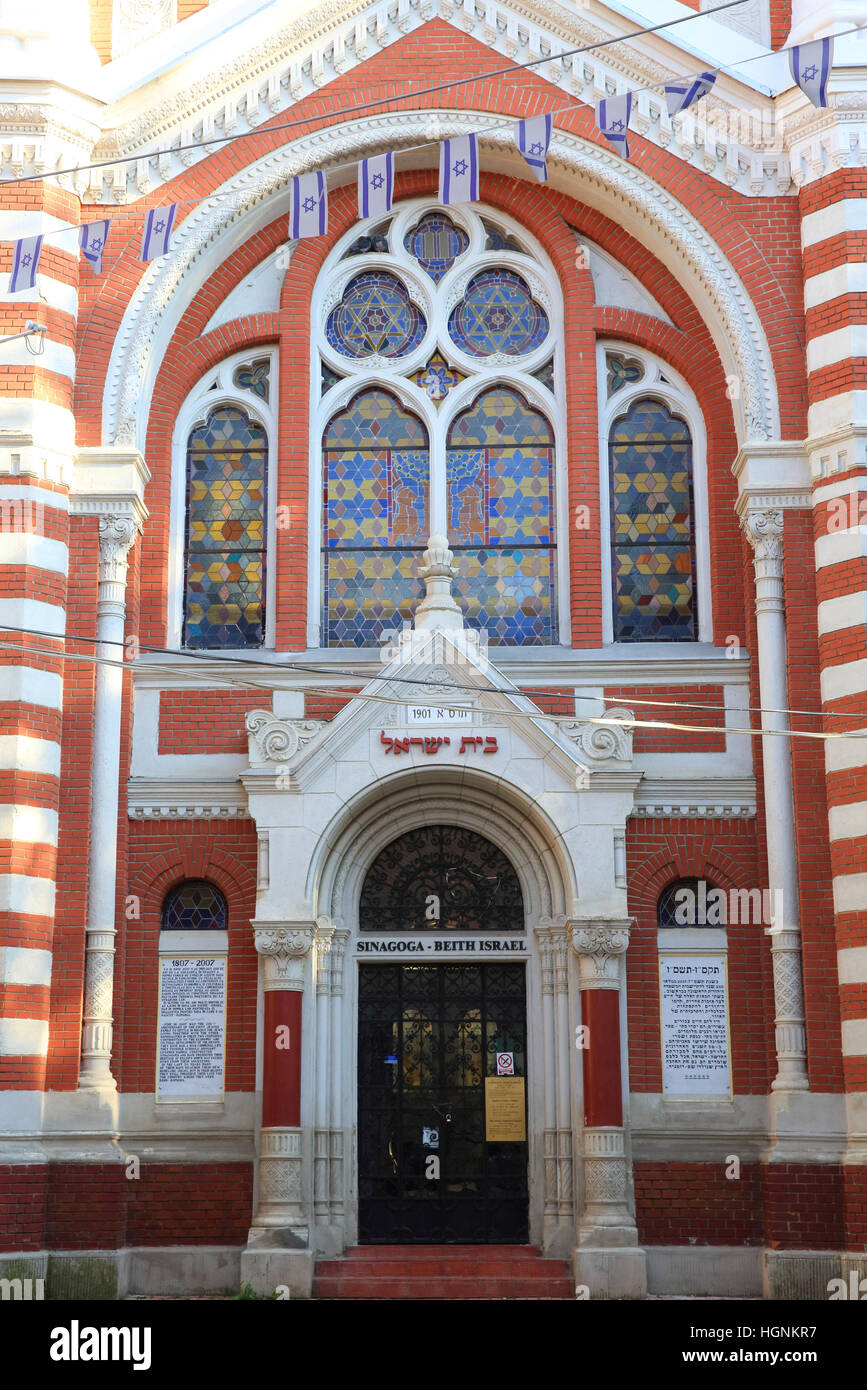 La Chiesa Ortodossa di sinagoga ebraica in Brasov, in Transilvania, Romania, Est Europa Foto Stock