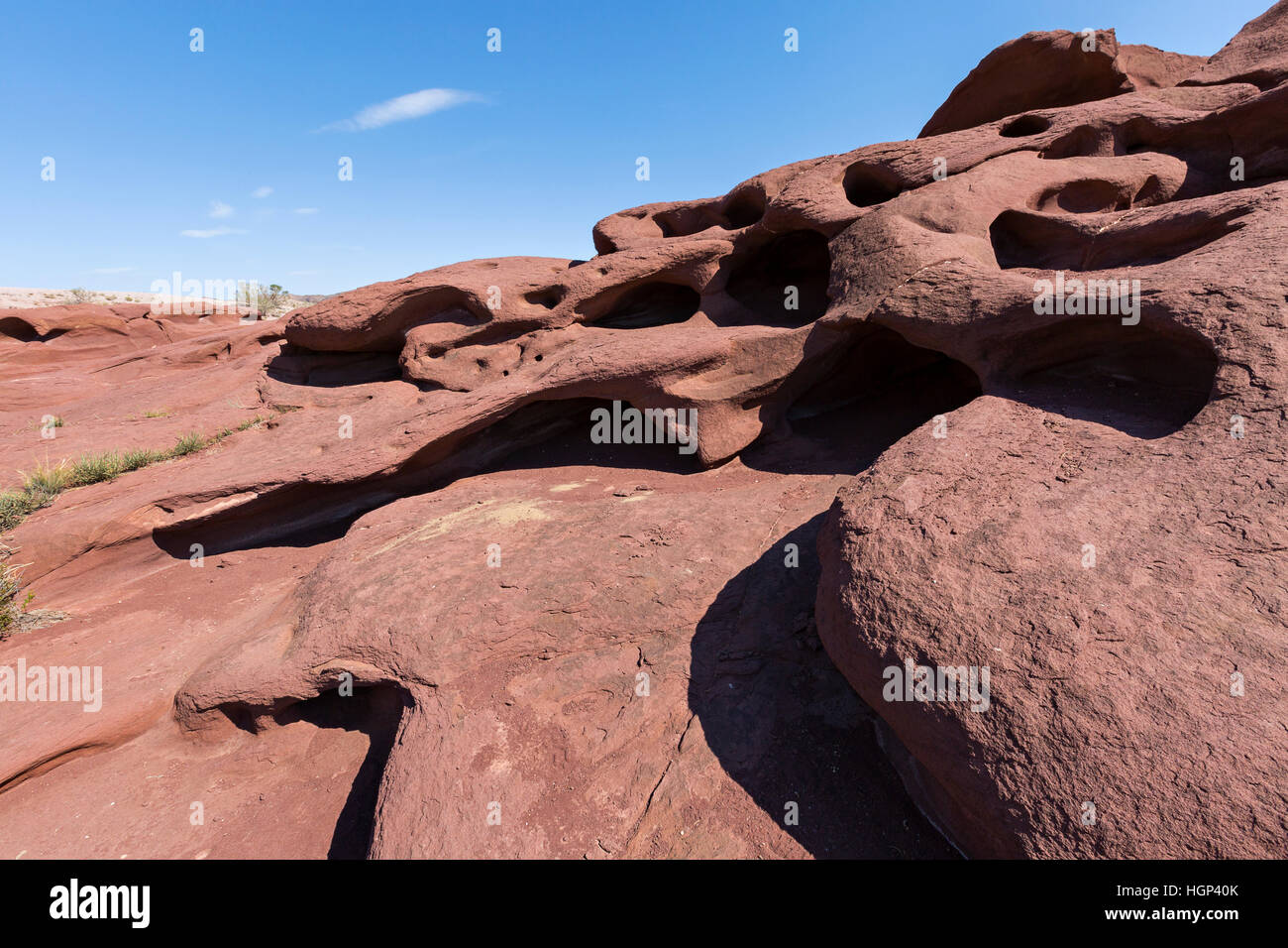 Formazioni di roccia vulcanica di Katutau in Kazakistan Foto Stock