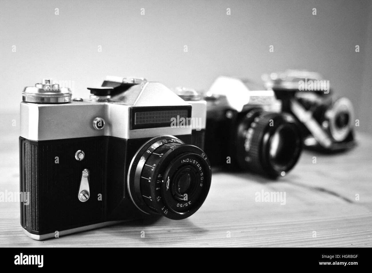 Fotocamere a pellicola Foto Stock