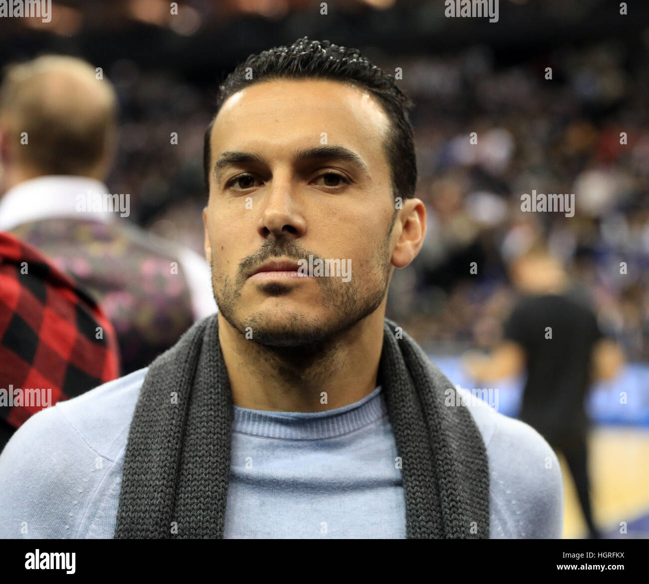 Chelsea Pedro durante l'NBA gioco globale all'O2 Arena, Londra. Foto Stock