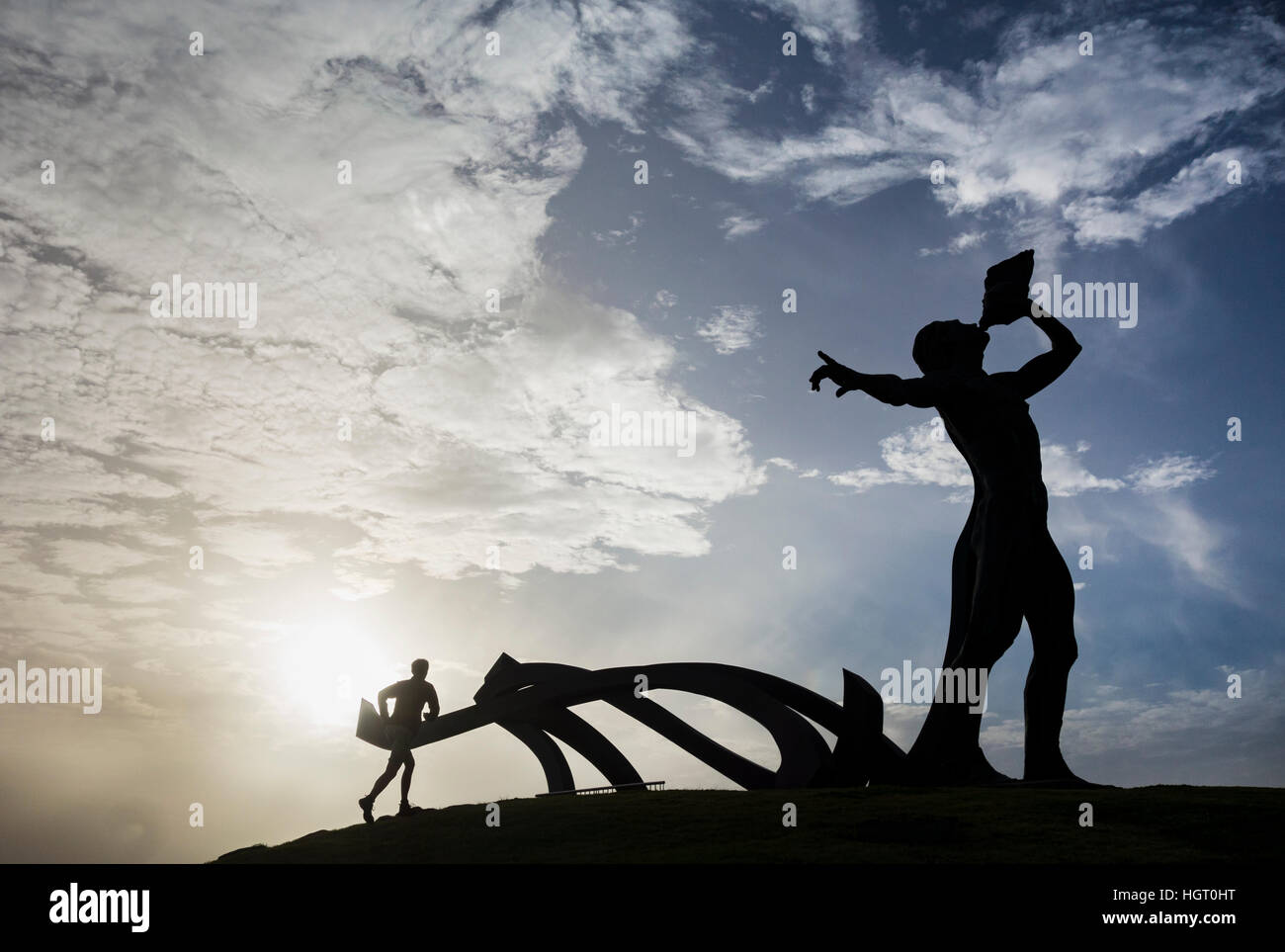 Tritone figlio di poseidone immagini e fotografie stock ad alta