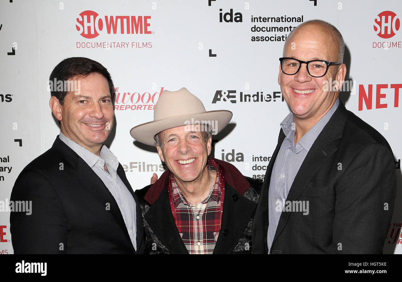 Trentaduesima annuale documentario IDA Awards - Gli arrivi con: Mark Halperin, Mark McKinnon, John Heilemann dove: Hollywood, California, Stati Uniti quando: 10 Dic 2016 Foto Stock