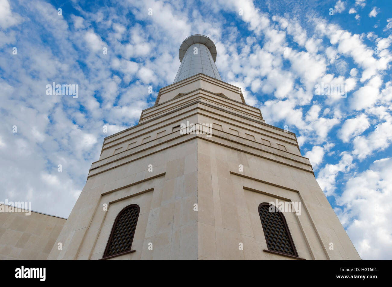 Sheikh Khalifa al Nahyan moschea, Shymkent, regione sud, del Kazakistan, dell'Asia centrale Foto Stock