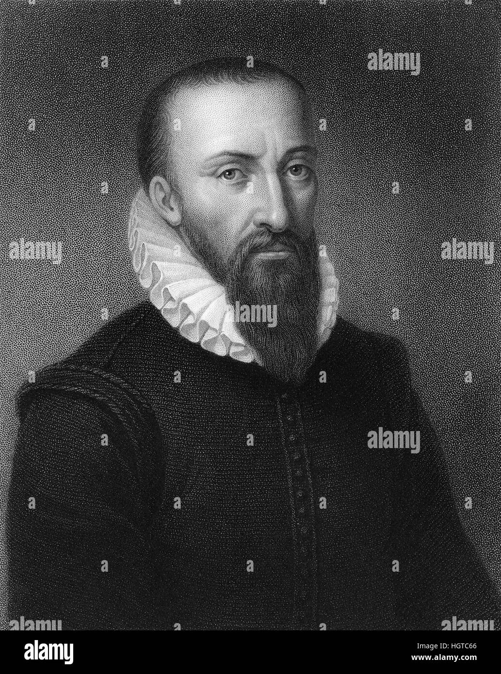 Ambroise Paré, c. 1510-1590, un barbiere francese chirurgo Foto Stock