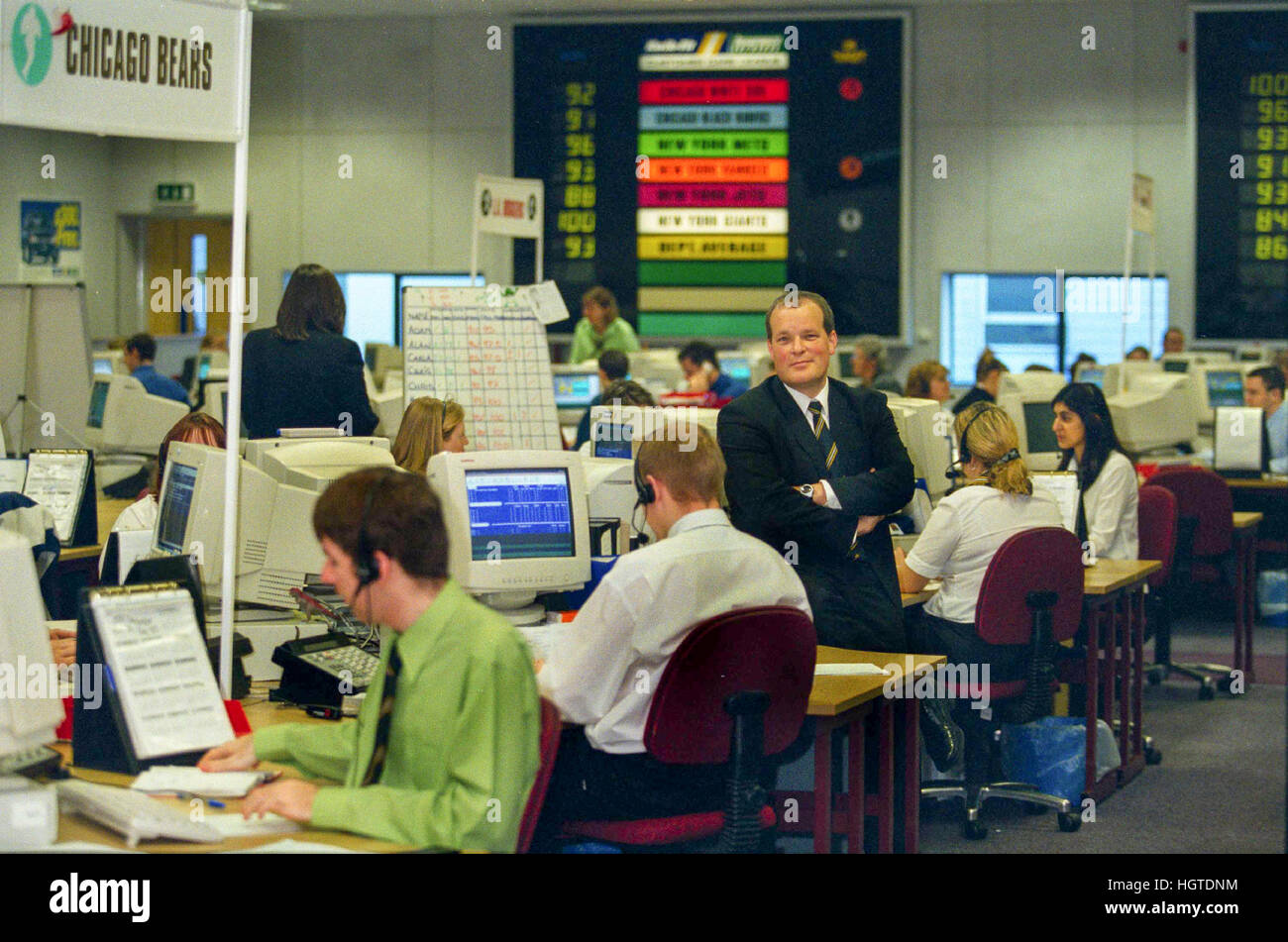 Kwik Fit Insurance call center in Uddingston Lanarkshire Scozia james sanders Foto Stock