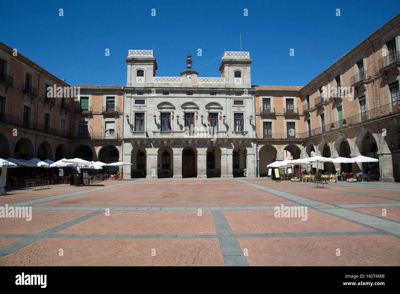 Plaza del Mercado Chico, Avila, Sito Patrimonio Mondiale dell'UNESCO, Spagna Foto Stock