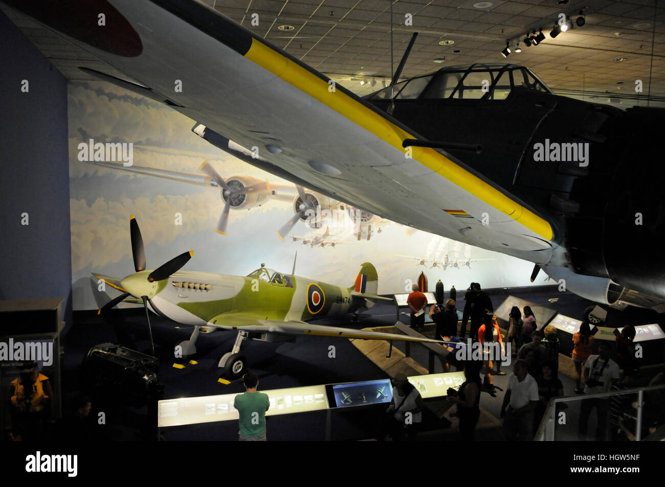 WASHINGTON, DC: Il Museo Nazionale dell'aria e dello spazio dello Smithsonian Institution. Foto Stock