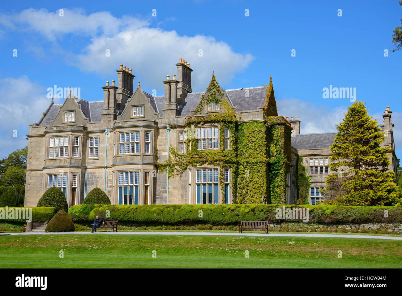 Muckross House, Parco Nazionale di Killarney, Irlanda, Gran Bretagna Foto Stock
