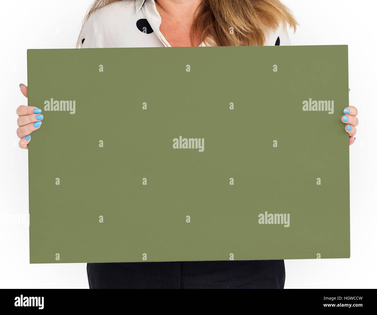 Targhetta vuota Copyspace concetto di comunicazione Foto Stock