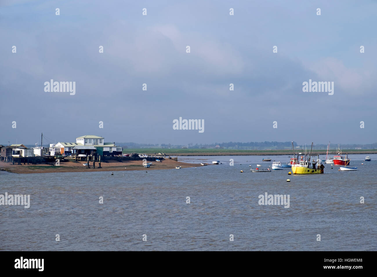 Felixstowe Ferry Suffolk REGNO UNITO Foto Stock
