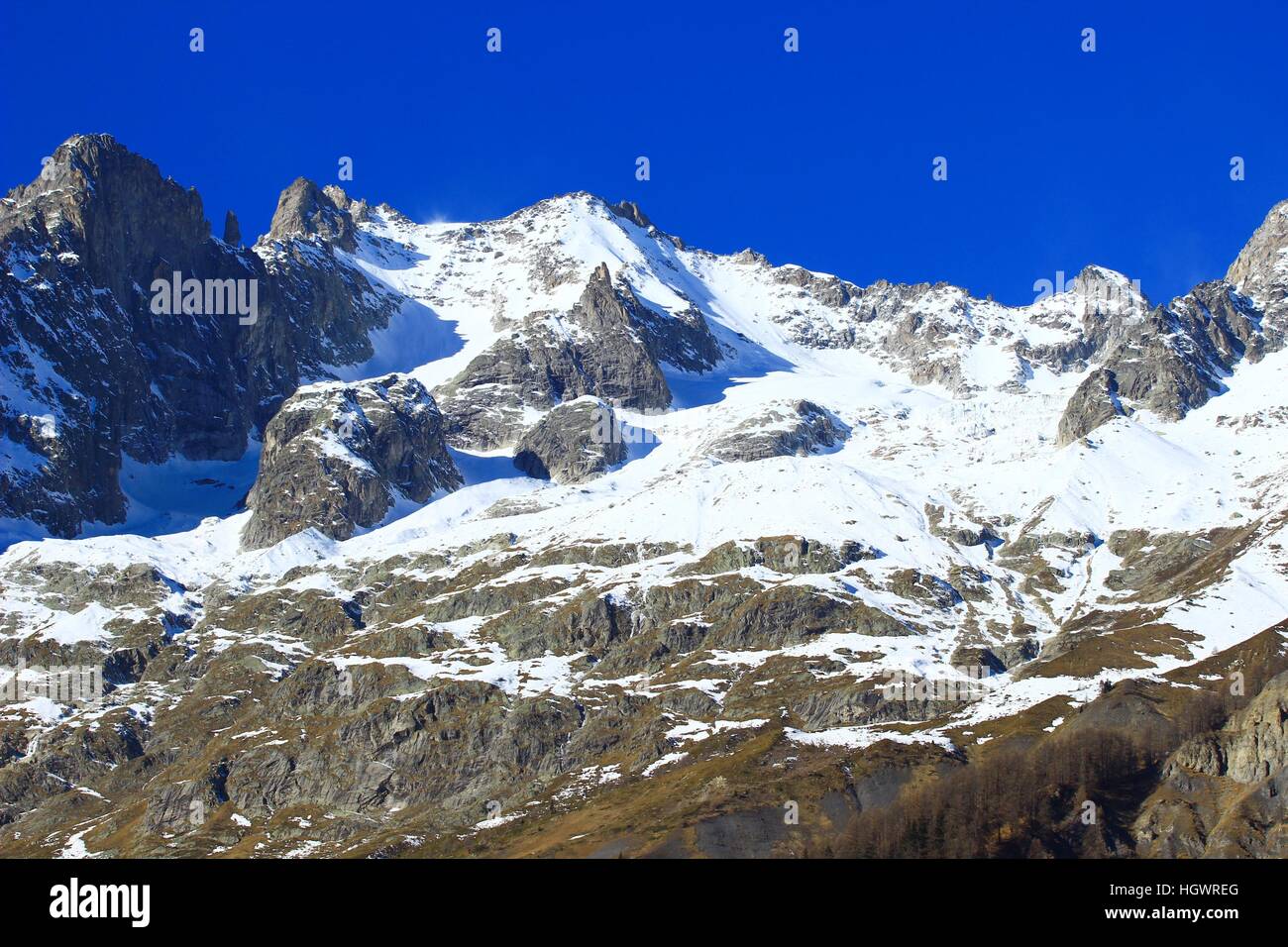 Mont Blanc Foto Stock
