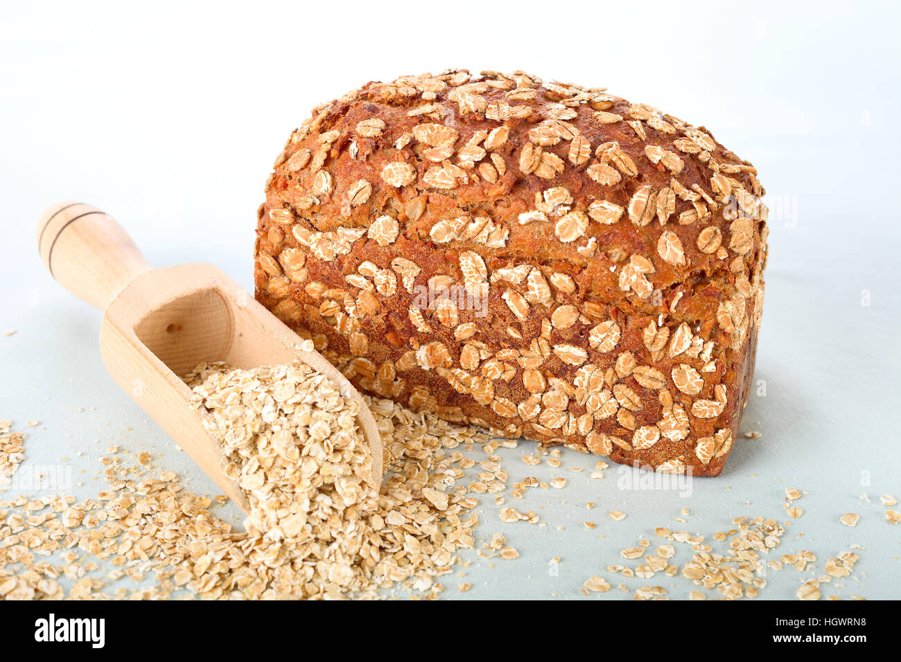 Pane di farina d'avena Foto Stock