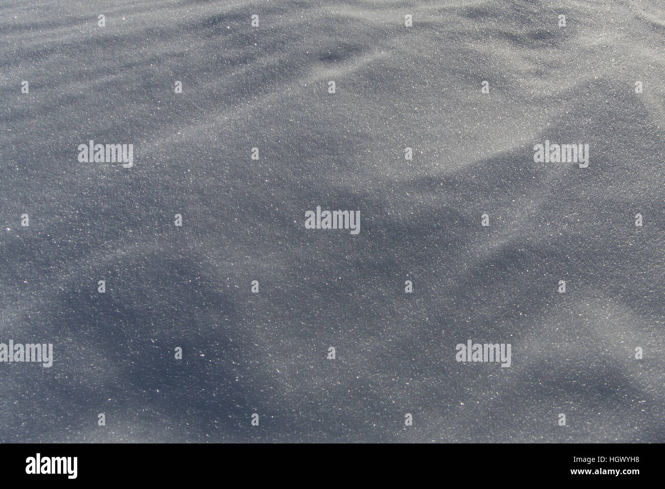 Strutturato superficie di neve Foto Stock