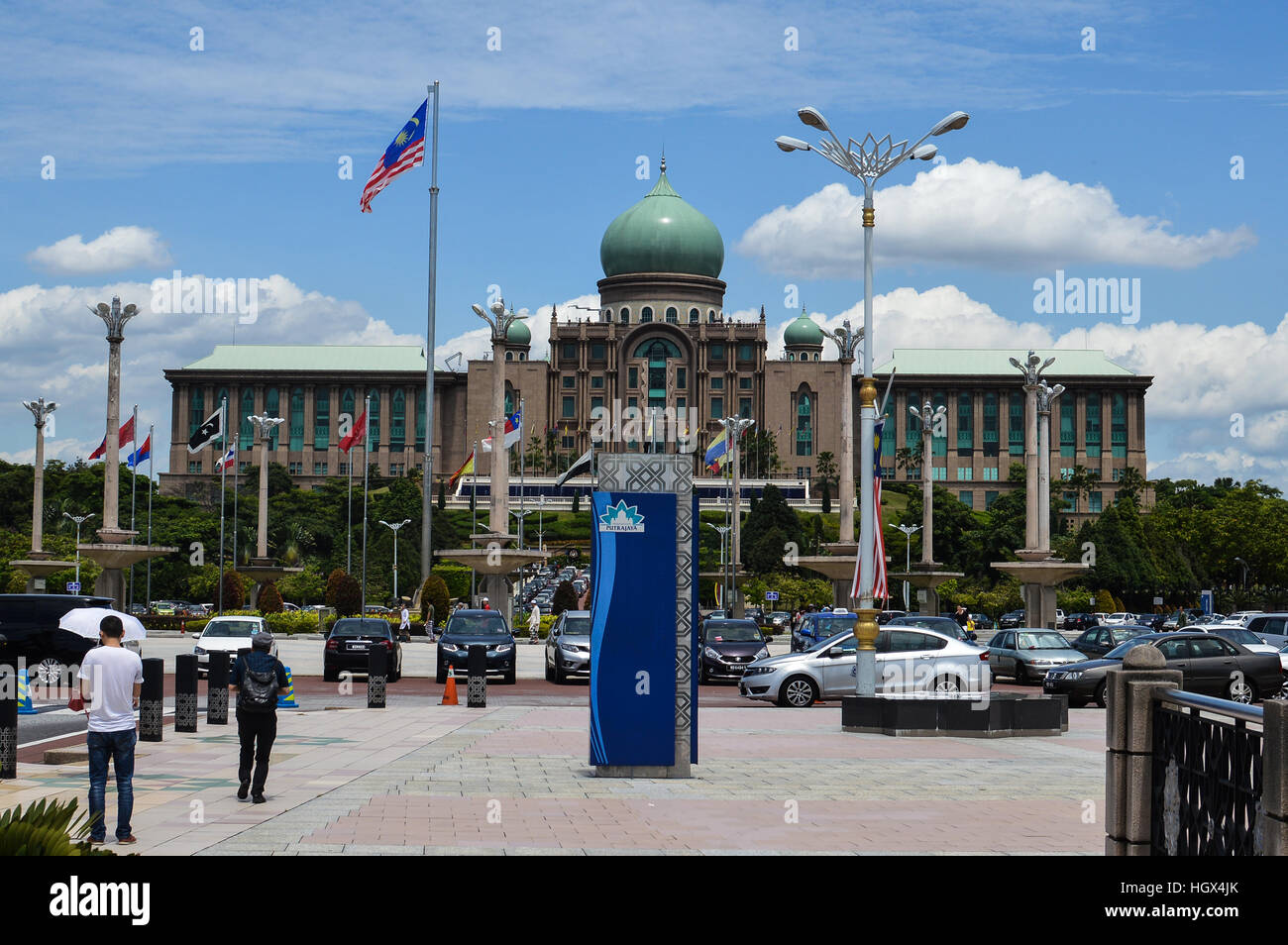 Da soli a Kuala Lumpur Foto Stock