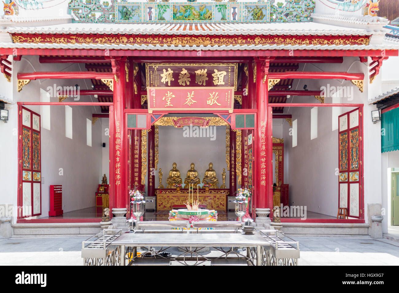 Il tempio Cinese a Bangkok, in Thailandia Foto Stock