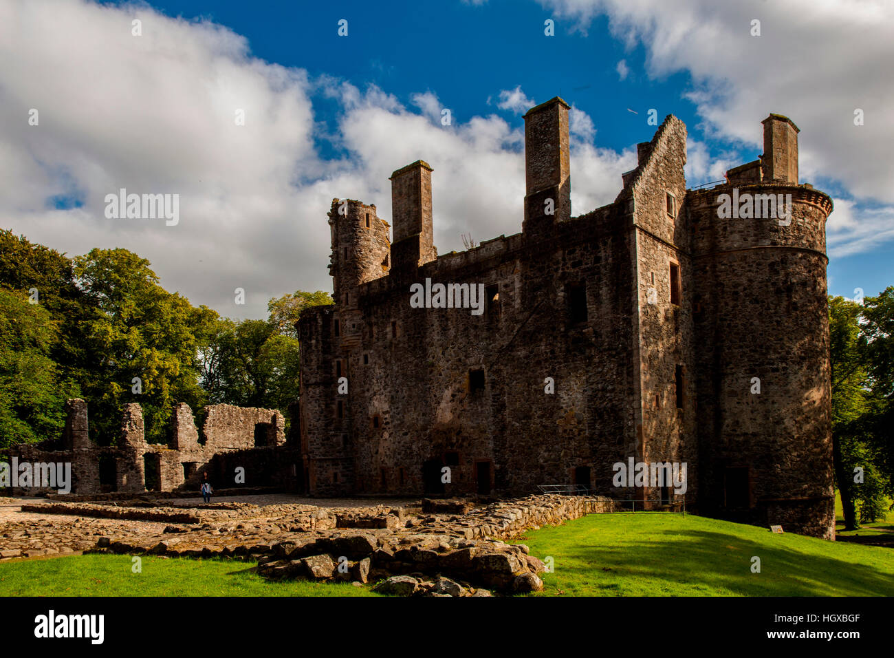 Il castello di Huntley, Huntley, Scotland, Regno Unito Foto Stock