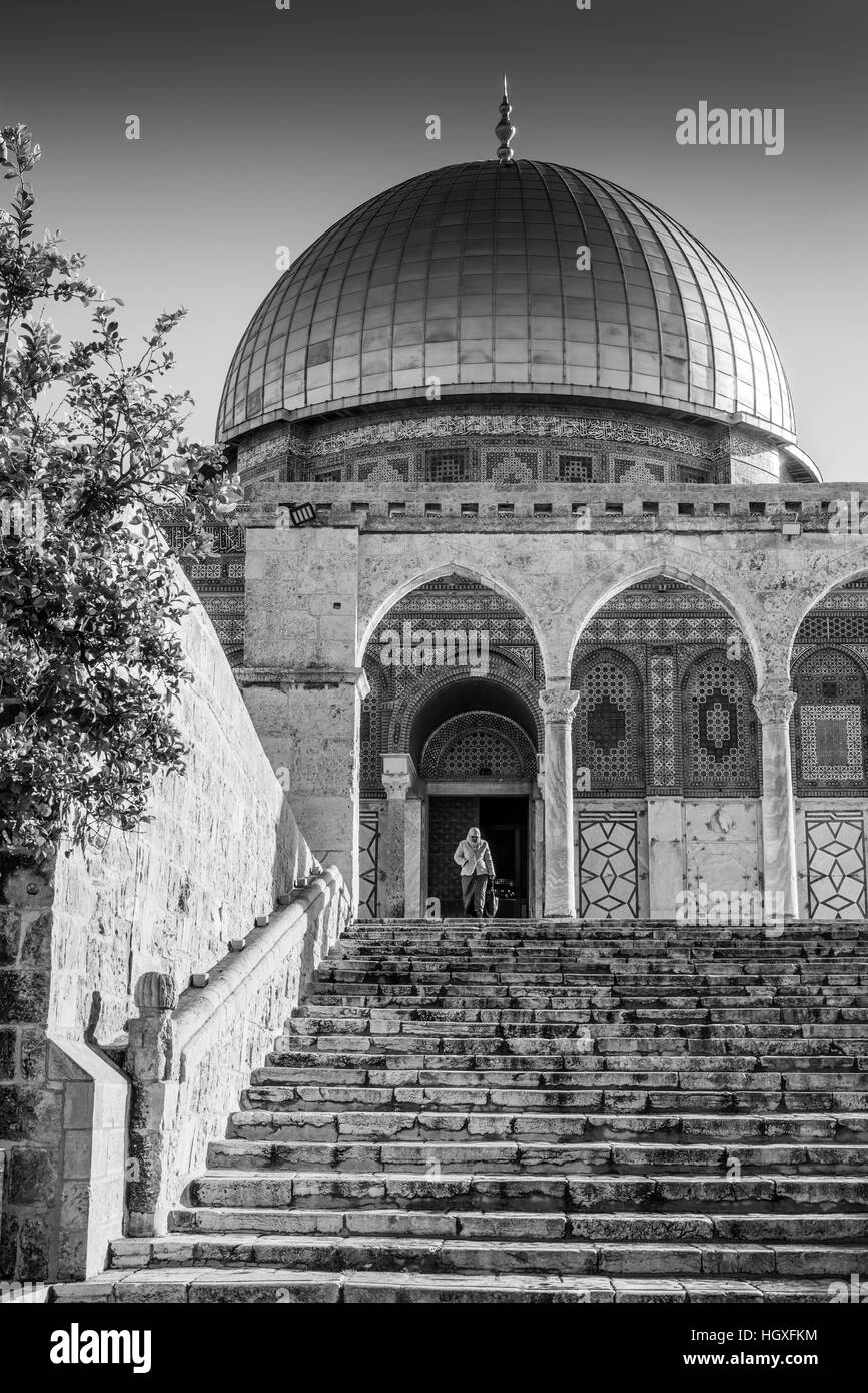 Cupola della roccia, Gerusalemme, Israele, Asia Foto Stock