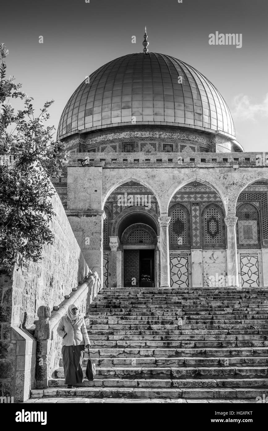 Cupola della roccia, Gerusalemme, Israele, Asia Foto Stock