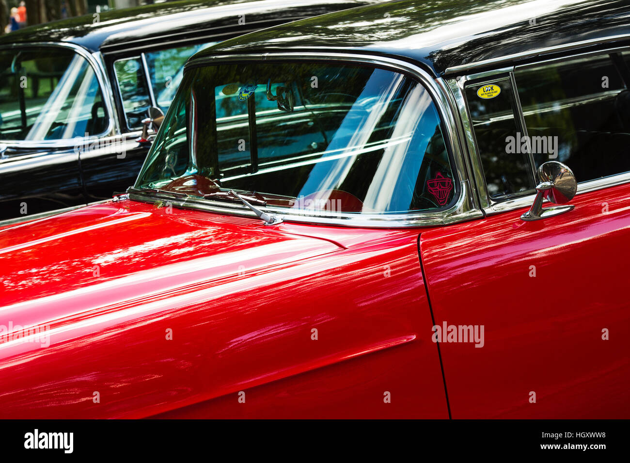 1955 Chevrolet Nomad astratta. Classic American car Foto Stock