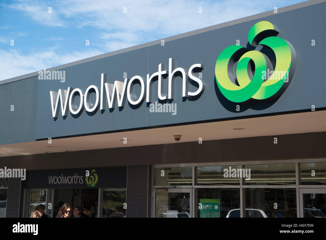 Australian Woolworths supermarket a nord di Sydney, Australia Foto Stock