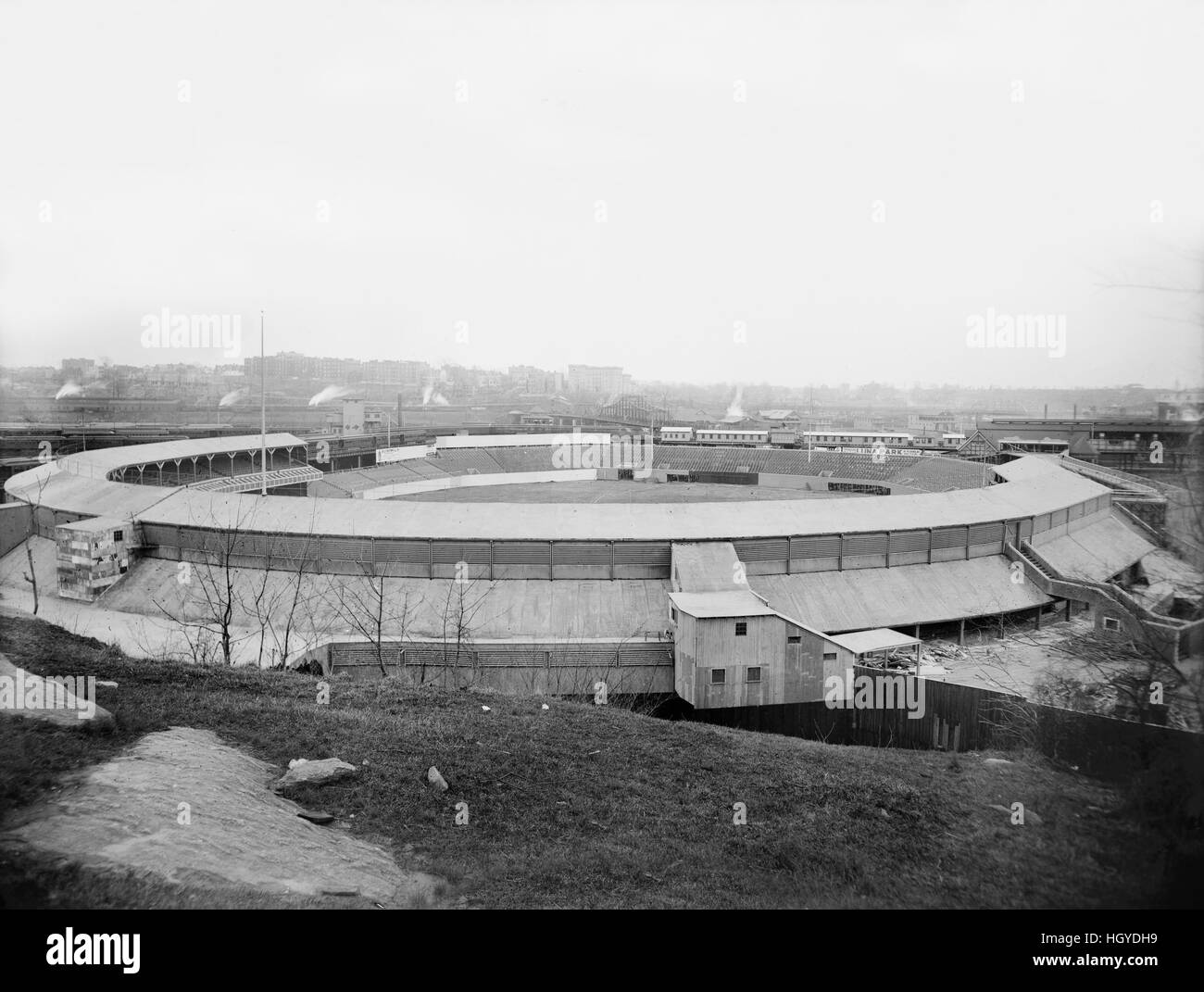 Polo Grounds, New York, New York, Stati Uniti d'America, Bain News Service, 1909 Foto Stock