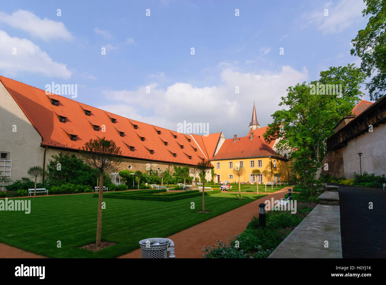 Cheb (Eger): vecchio arsenale dalla cinta muraria, , Karlovarsky, Karlsbader Regione, Regione di Karlovy Vary, ceco Foto Stock