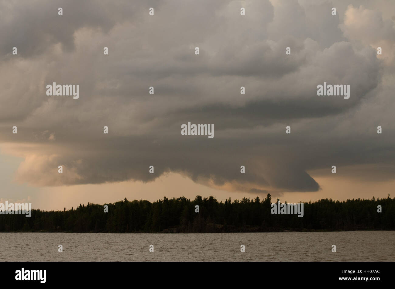 Tempesta Motherhship cloud Foto Stock