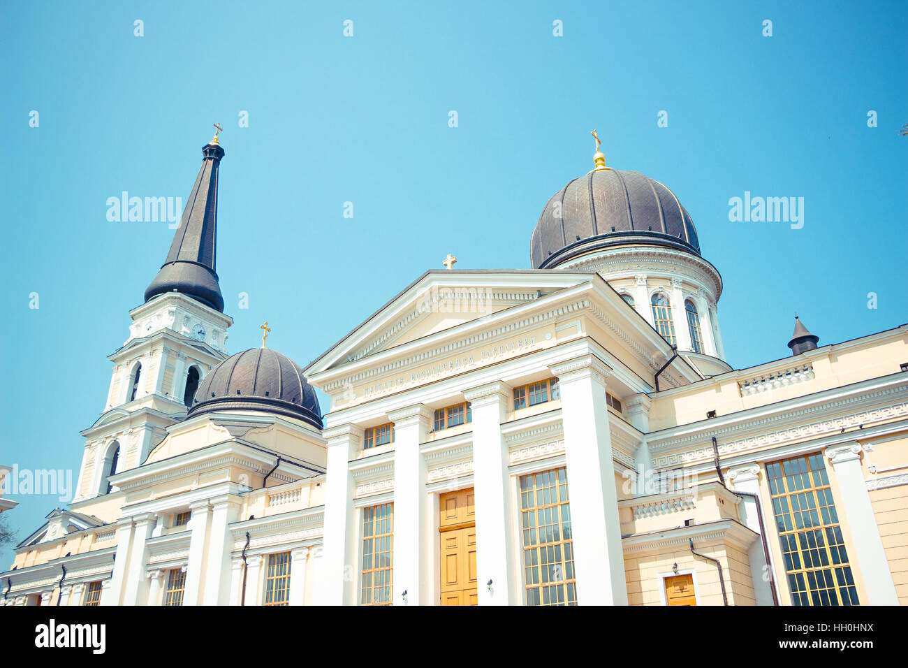 Odessa Cattedrale Spaso-Preobrazhensky Foto Stock