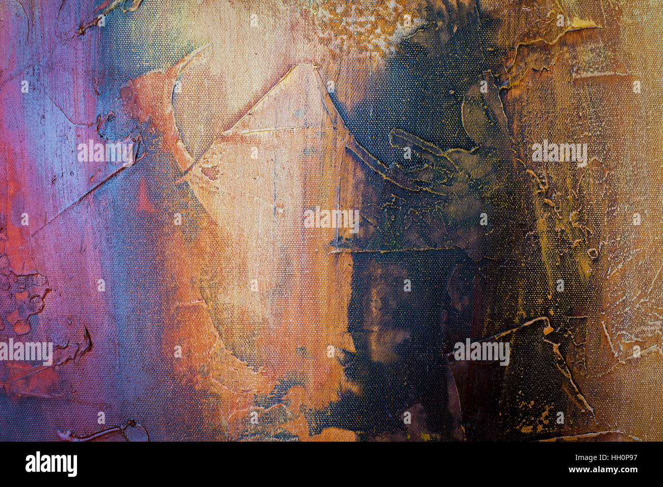 Abstract texture colorate. Bella strada arte dei graffiti, colore disegno creativo sulla parete. Foto Stock