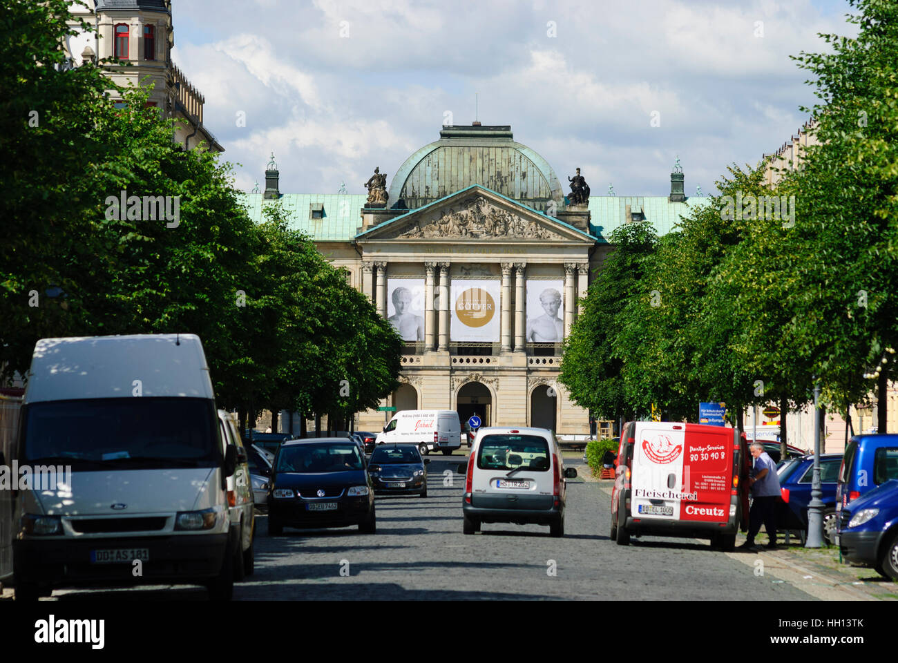 Dresda: Palazzo Giapponese con museo di etnologia, , Sachsen, Sassonia, Germania Foto Stock