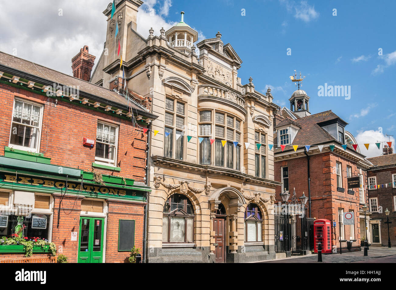 Rochester Guildhall Museum di High Street, Kent, Inghilterra sud-orientale Foto Stock