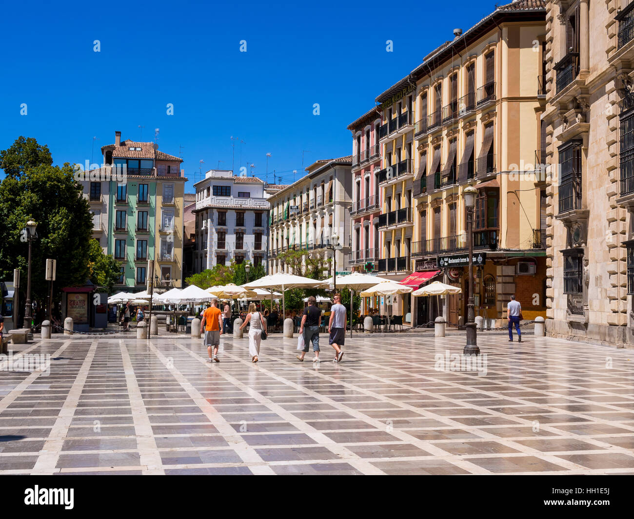 Plaza Nueva, Granada, Andalusia Foto Stock