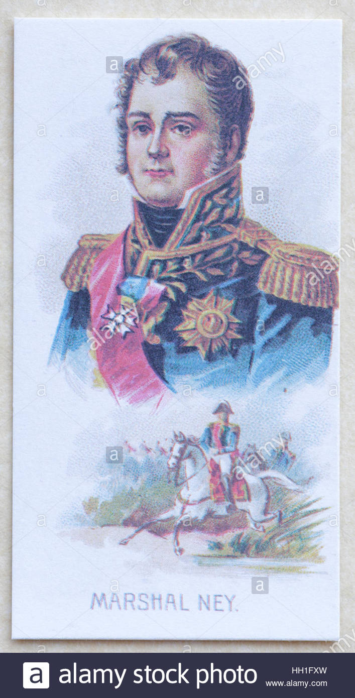 Maresciallo Ney, 1769 – 1815, principe di Moskva, fu un comandante militare francese durante le guerre rivoluzionarie e napoleoniche Foto Stock