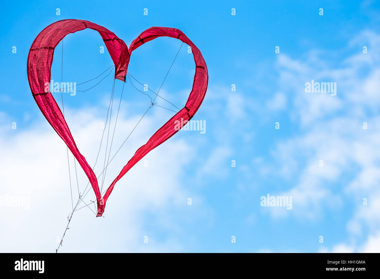 Kite cuore Foto Stock