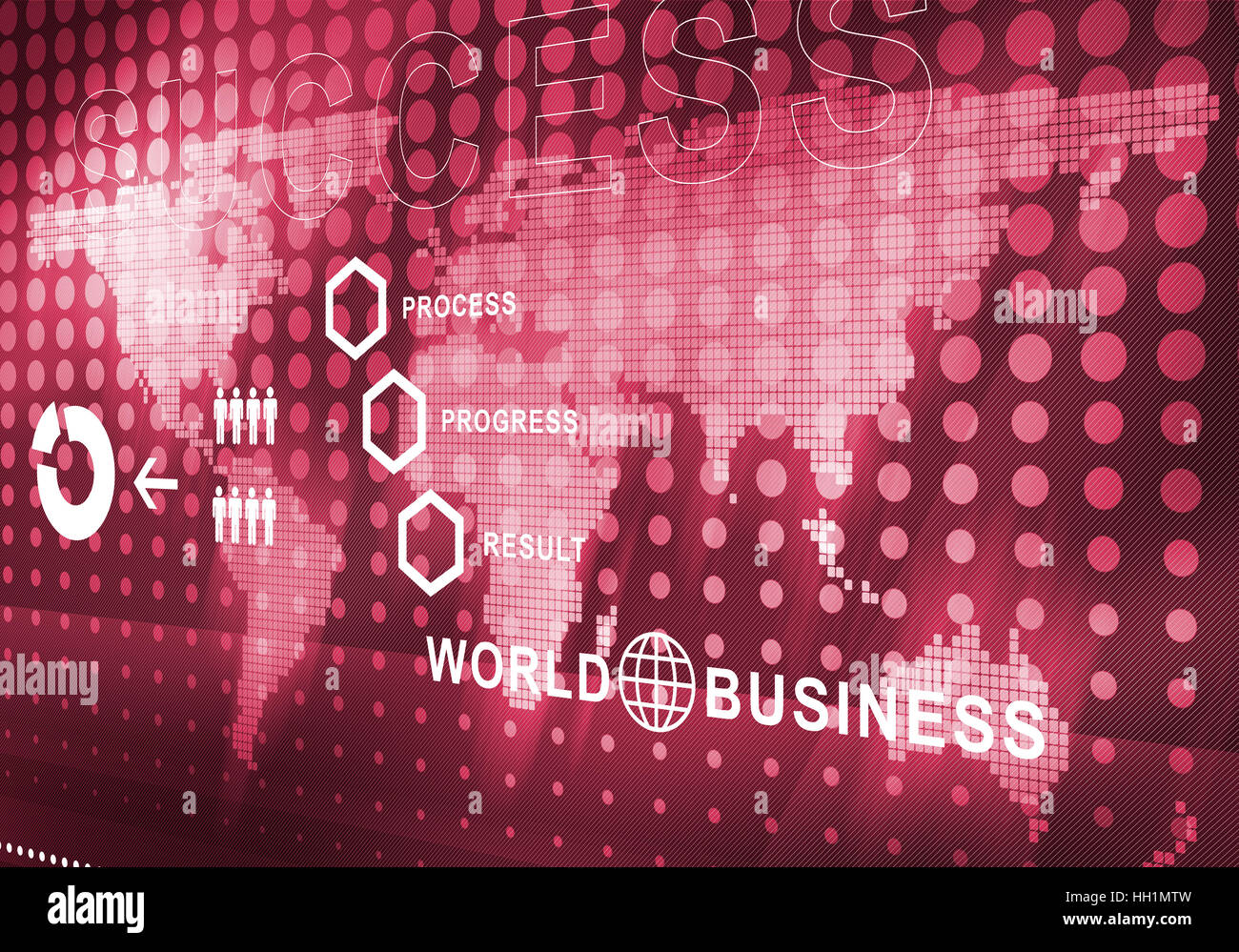 Abstract business sfondo digitale Foto Stock