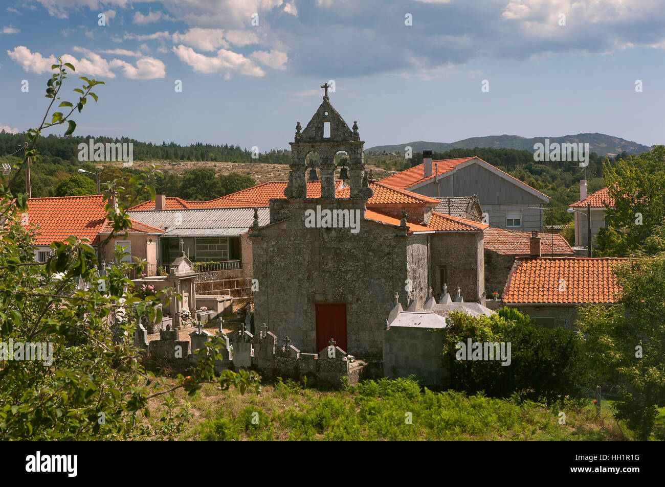Villaggio di come Maus de Salas , Muiños, provincia di Orense, regione della Galizia, Spagna, Europa Foto Stock