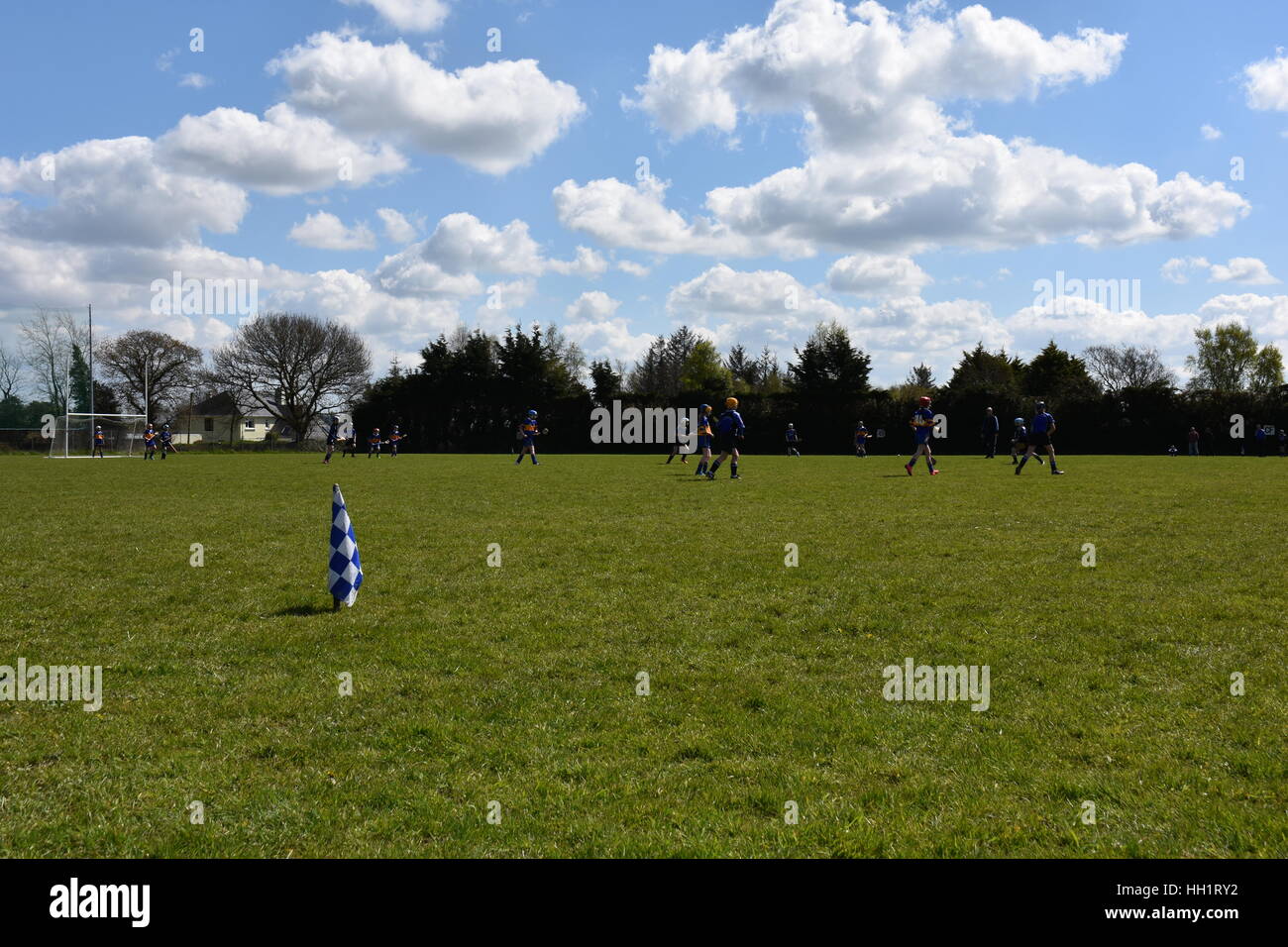 Camogie - uno dell'Irlanda sport nazionale i tempi di passaggio Foto Stock