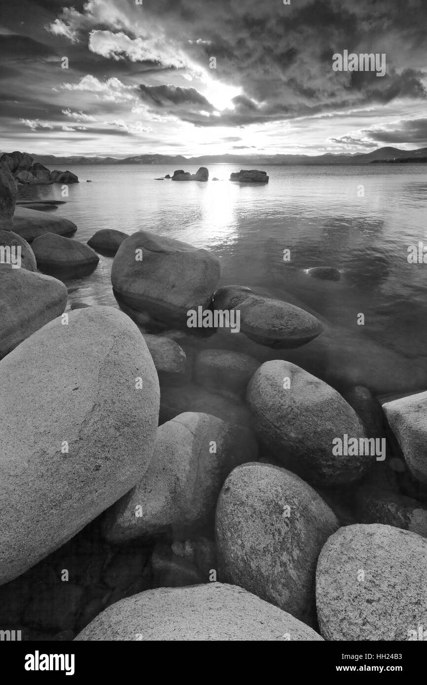 Il bel Lago Tahoe California Foto Stock