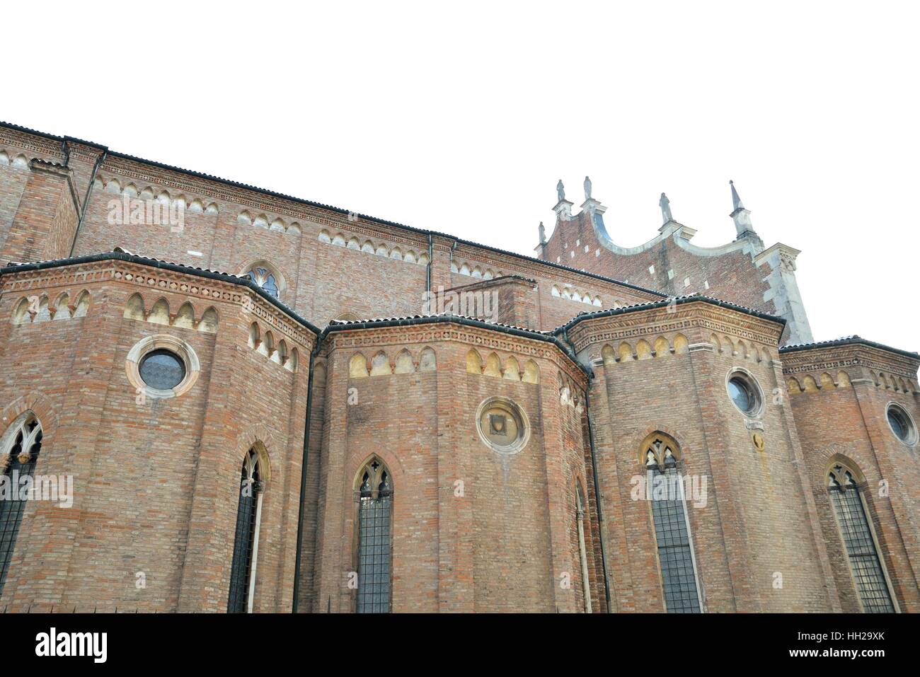 Santa Maria Annunciata cattedrale, vista laterale (Vicenza) Foto Stock