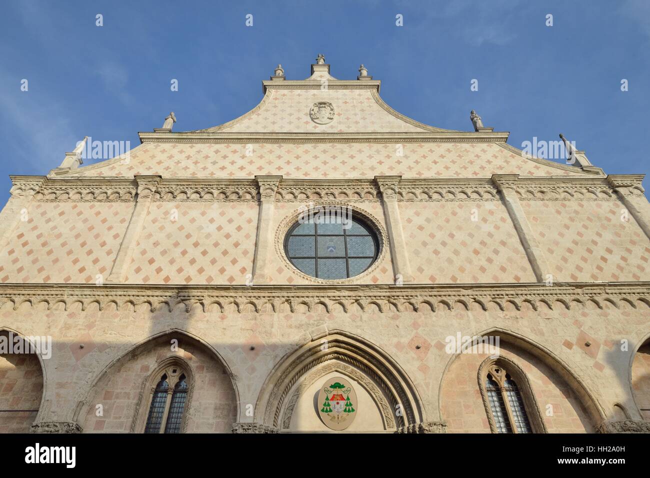 Vicenza - Chiesa di Santa Maria Annunciata facciata della Cattedrale Foto Stock