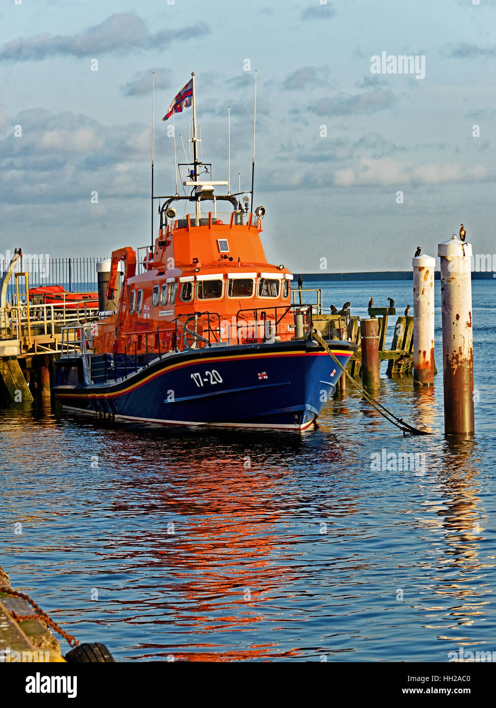 Spirito di Northumberland North Shields scialuppa di salvataggio Foto Stock