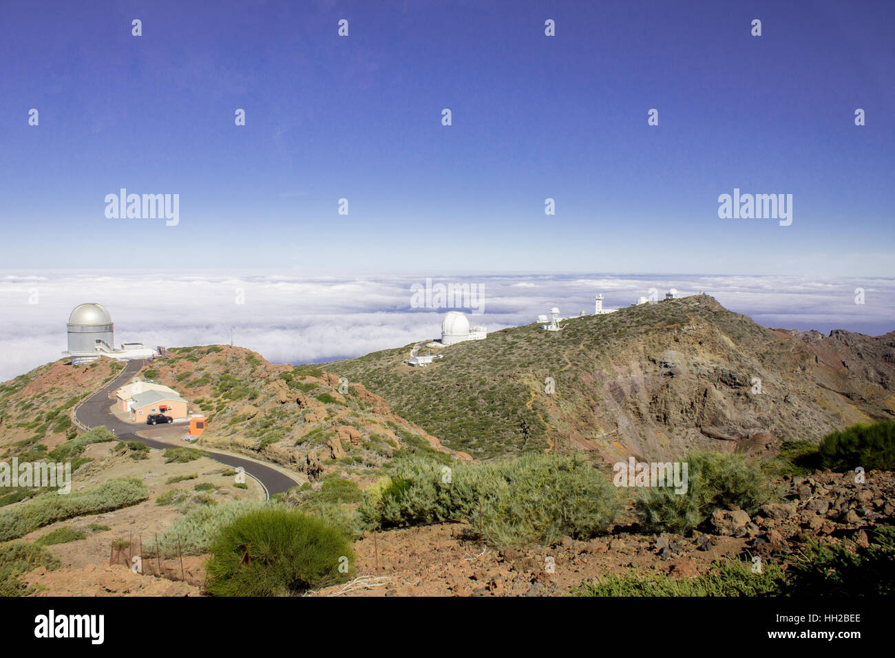 L'osservatorio di La Palma Isole Canarie Foto Stock