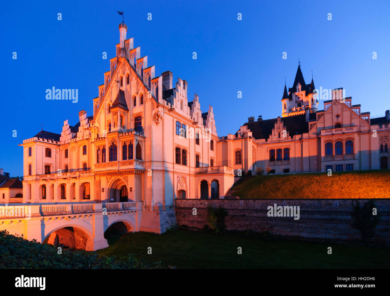Grafenegg: castello, Waldviertel, Niederösterreich, Austria Inferiore, Austria Foto Stock
