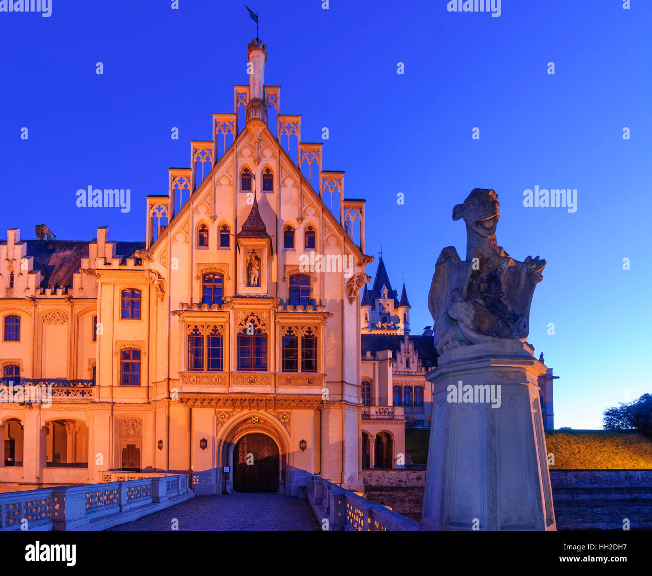 Grafenegg: castello, Waldviertel, Niederösterreich, Austria Inferiore, Austria Foto Stock